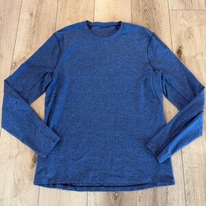 Men's Lululemon Long Sleeve Shirt in Blue Very Soft Size Large